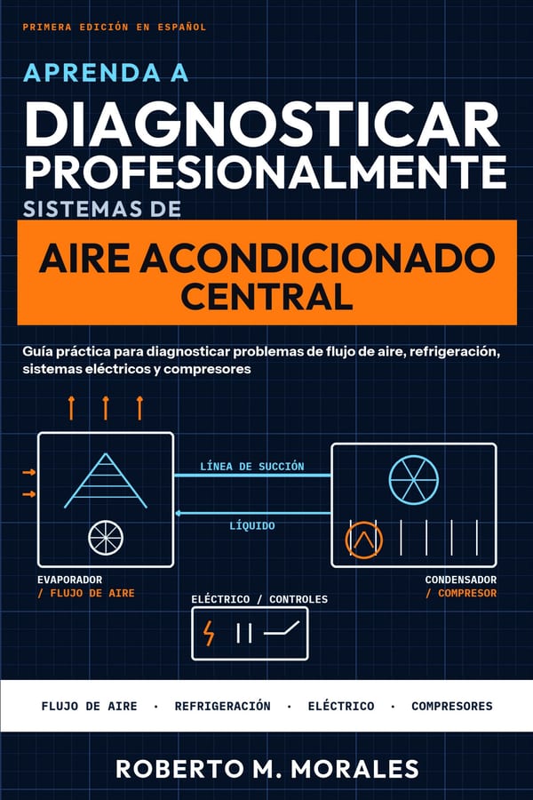 Aprenda a Diagnosticar Profesionalmente Sistemas de Aire Acondicionado Central — cover
