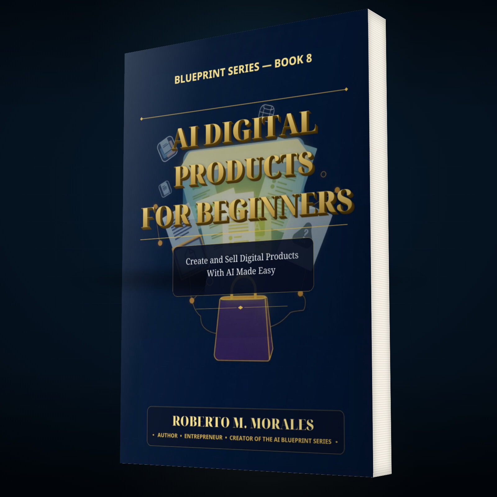 Printed edition of AI Digital Products for Beginners — main view