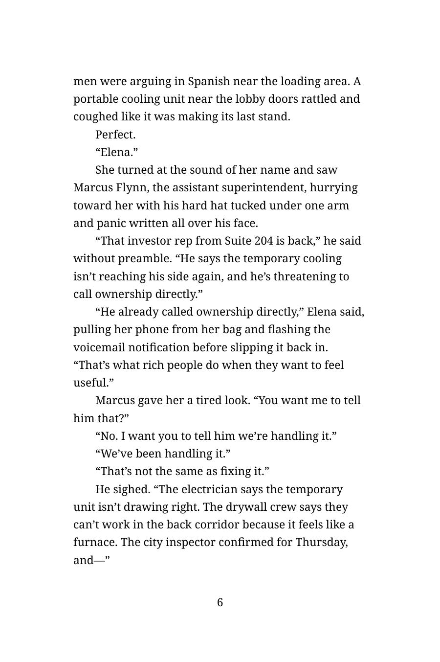Hot Work — interior spread: Preview page 2