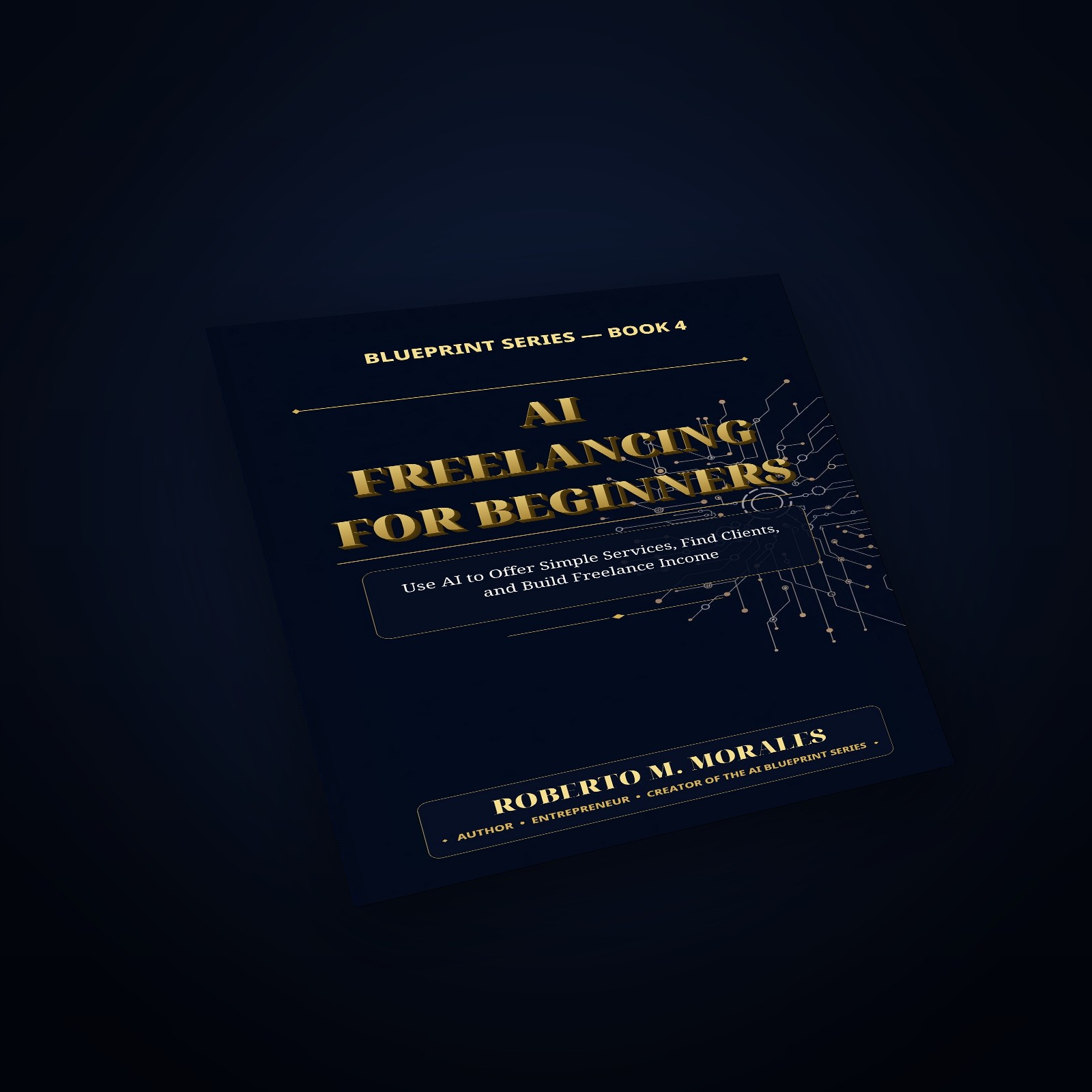 Printed edition of AI Freelancing for Beginners — top-down view