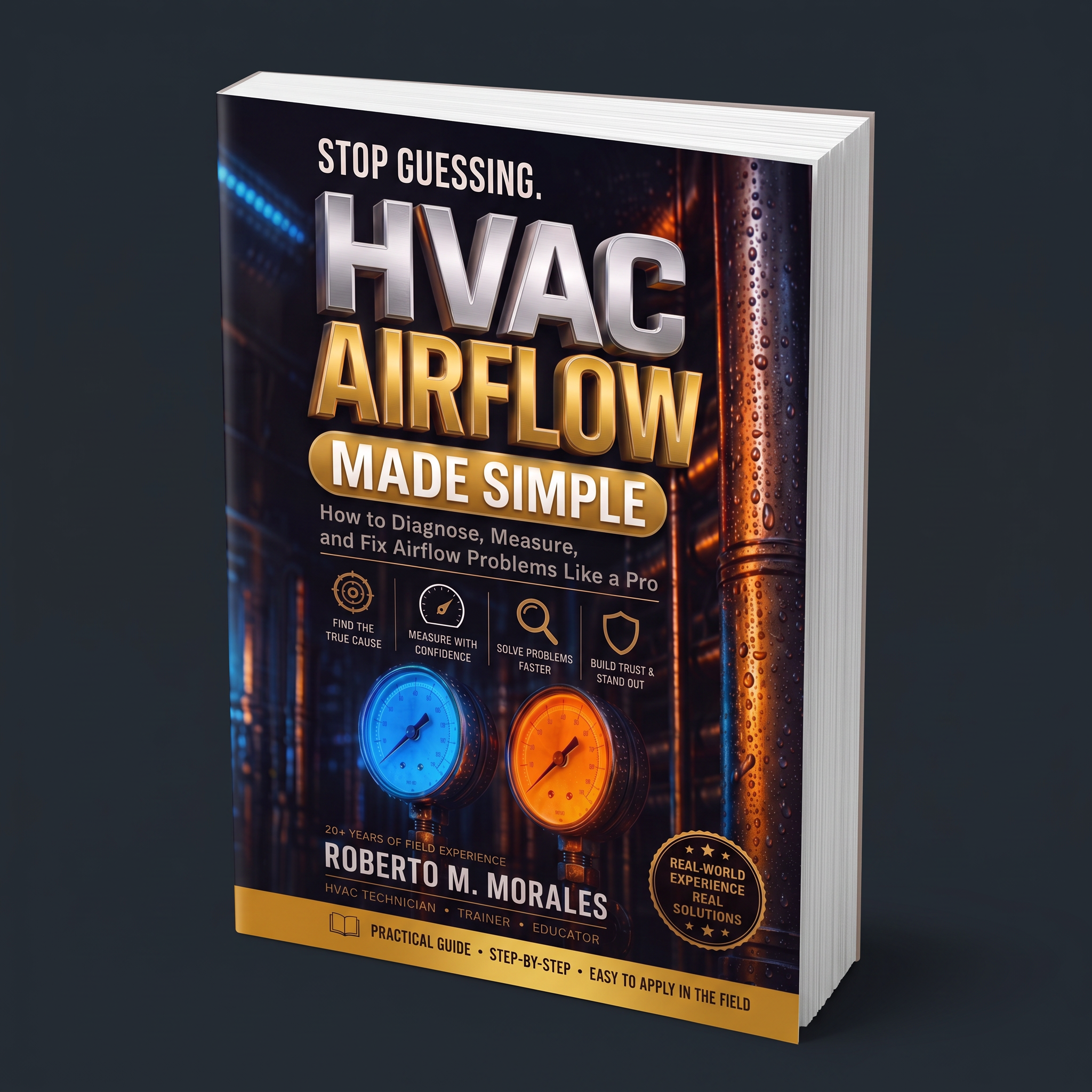 Printed edition of Stop Guessing: HVAC Airflow Made Simple — perspective