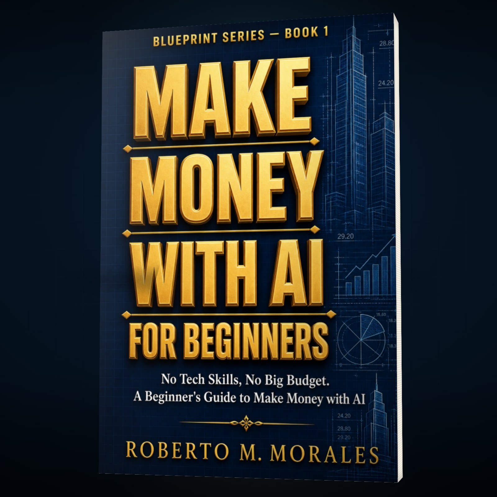 Printed edition of Make Money with AI for Beginners — front cover
