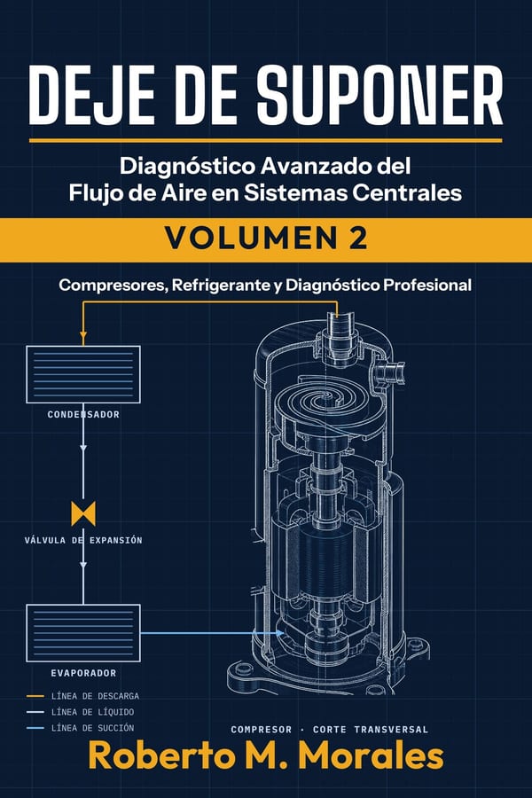 DEJE DE SUPONER: Diagnóstico Avanzado del Flujo de Aire en Sistemas Centrales — Volumen 2 — cover