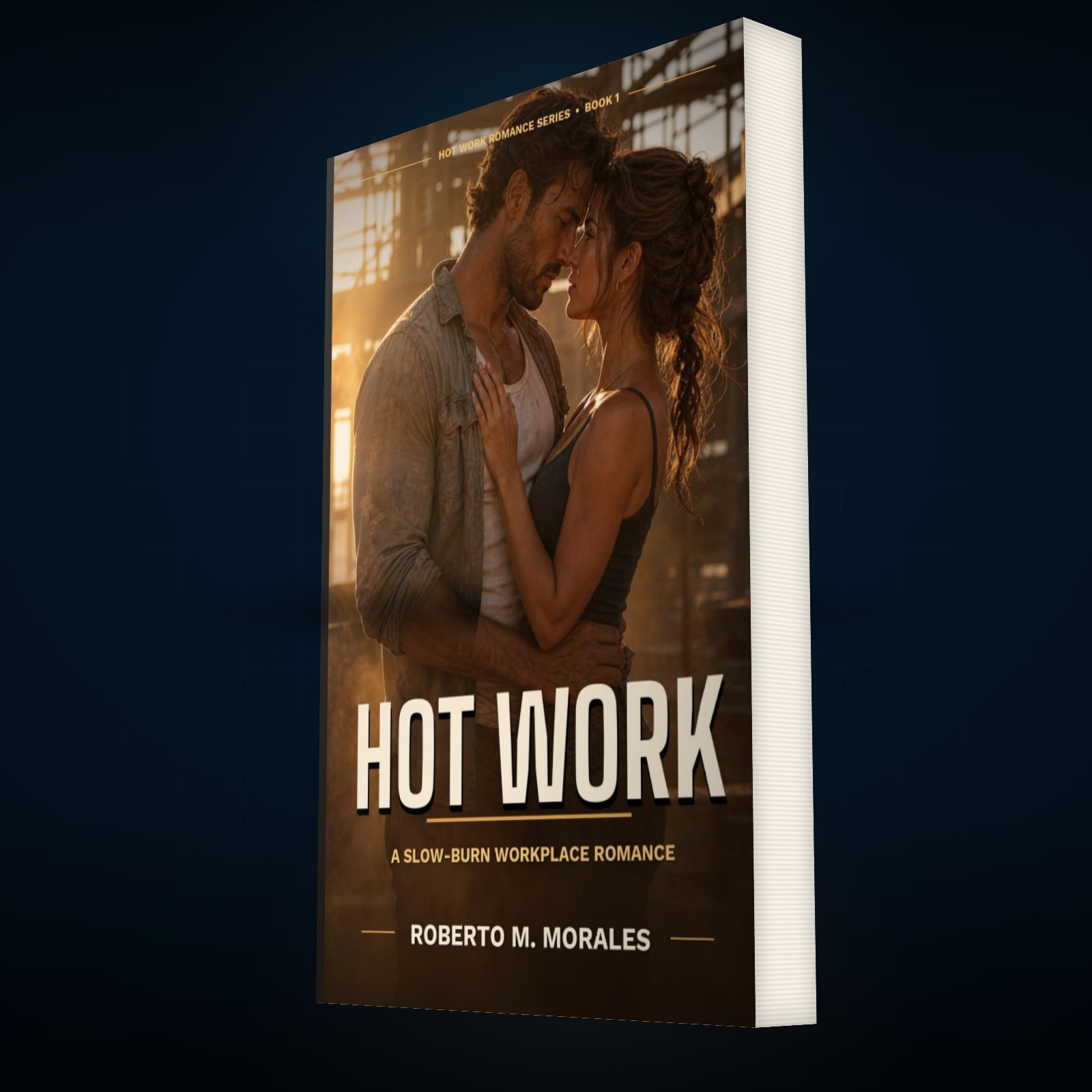 Printed edition of Hot Work — three-quarter angle