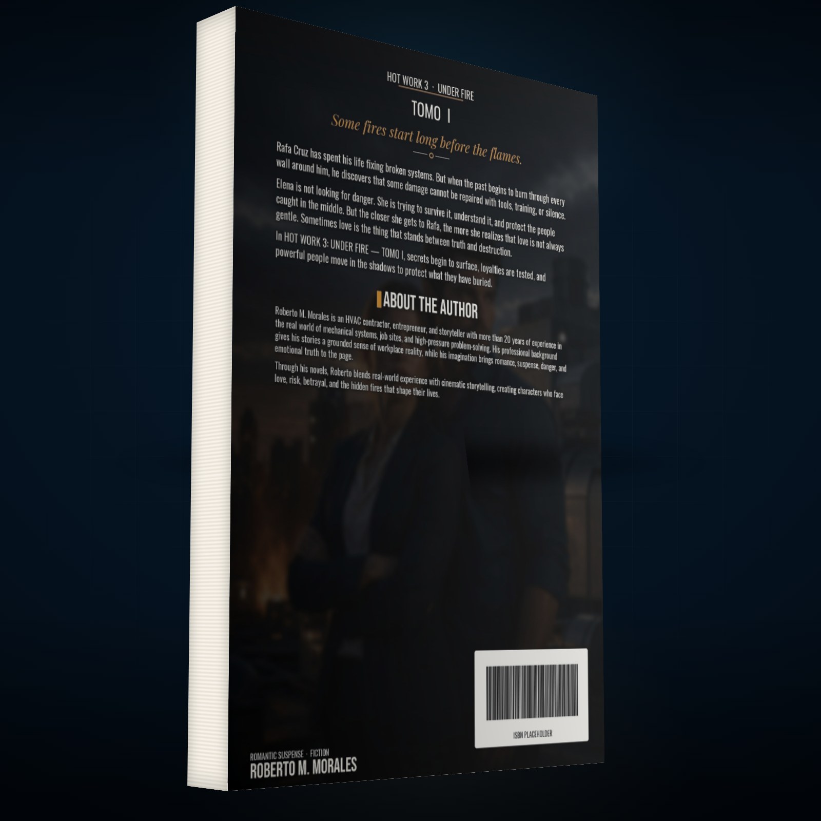 Printed edition of Hot Work 3: Under Fire — Tomo I — back cover