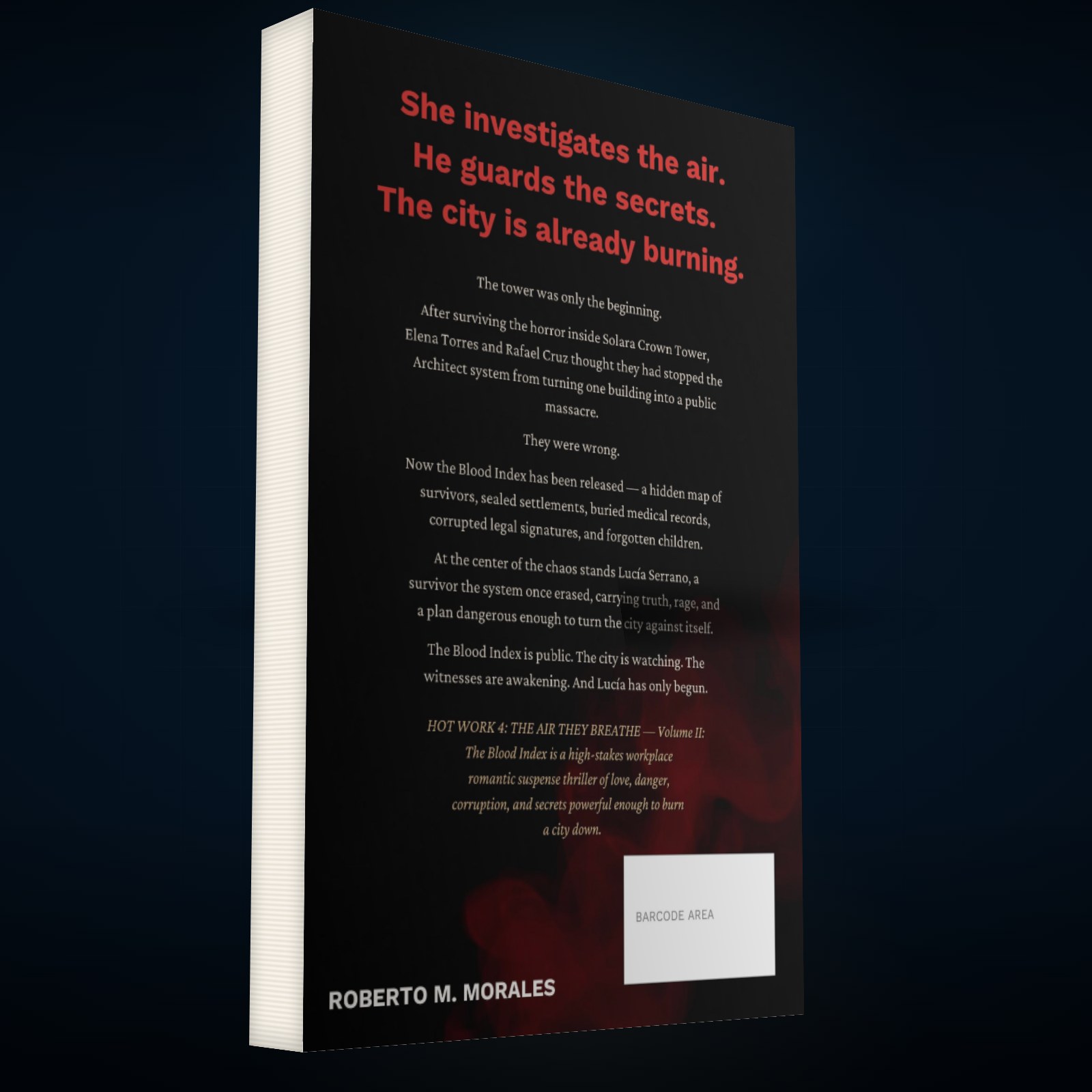 Printed edition of Hot Work 4: The Air They Breathe — Volume II — back cover