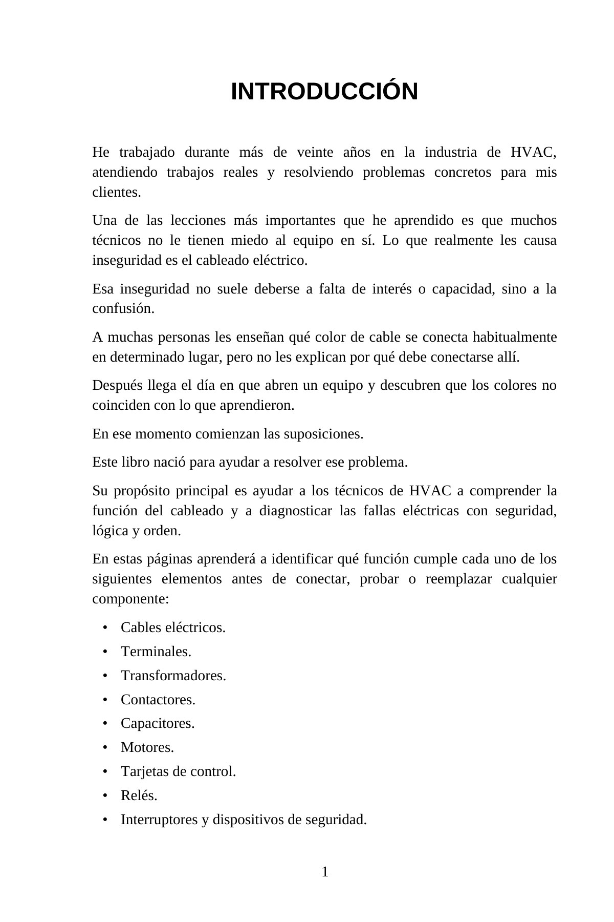 Deje de Suponer: Cableado Eléctrico en Sistemas HVAC — interior spread: Introducción
