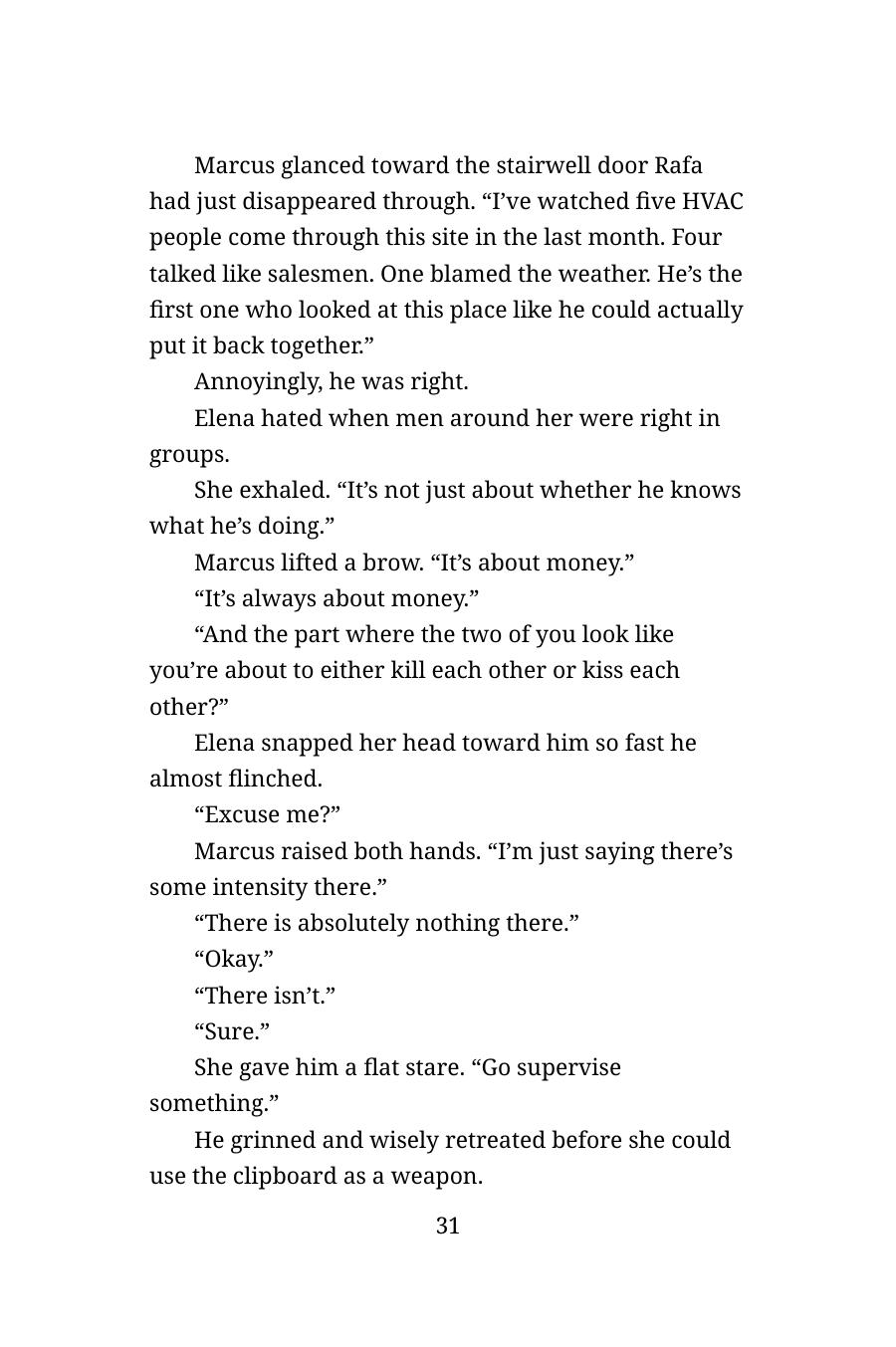 Hot Work — interior spread: Preview page 5