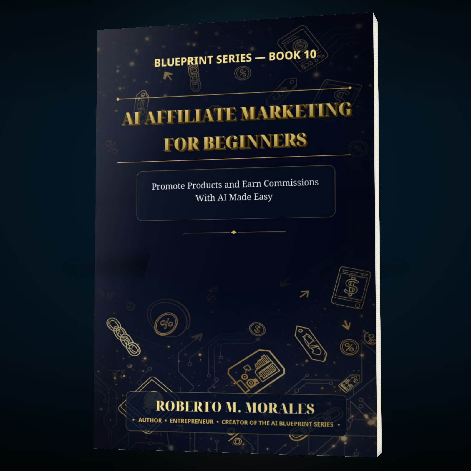 Printed edition of AI Affiliate Marketing for Beginners — front cover