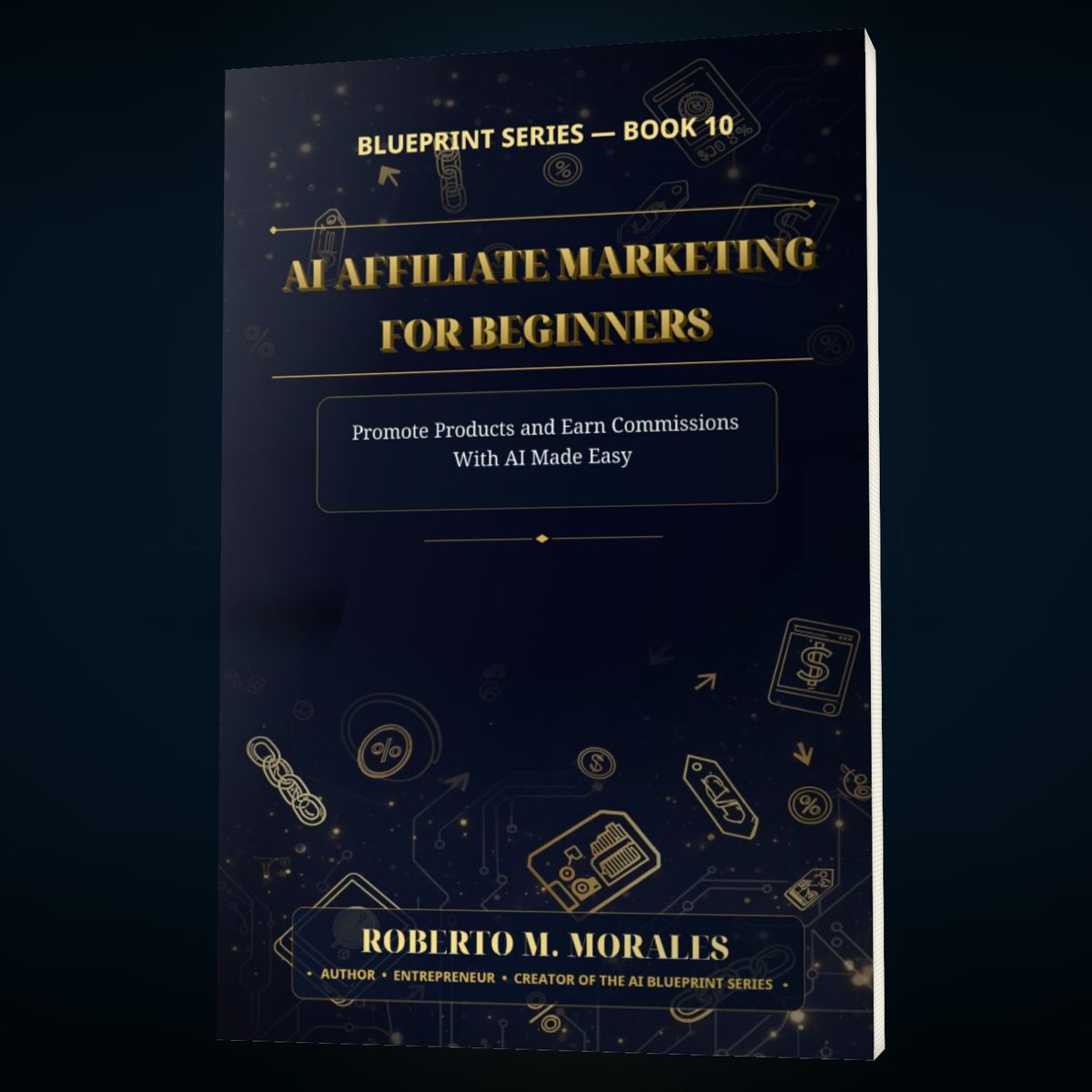 Printed edition of AI Affiliate Marketing for Beginners — front cover