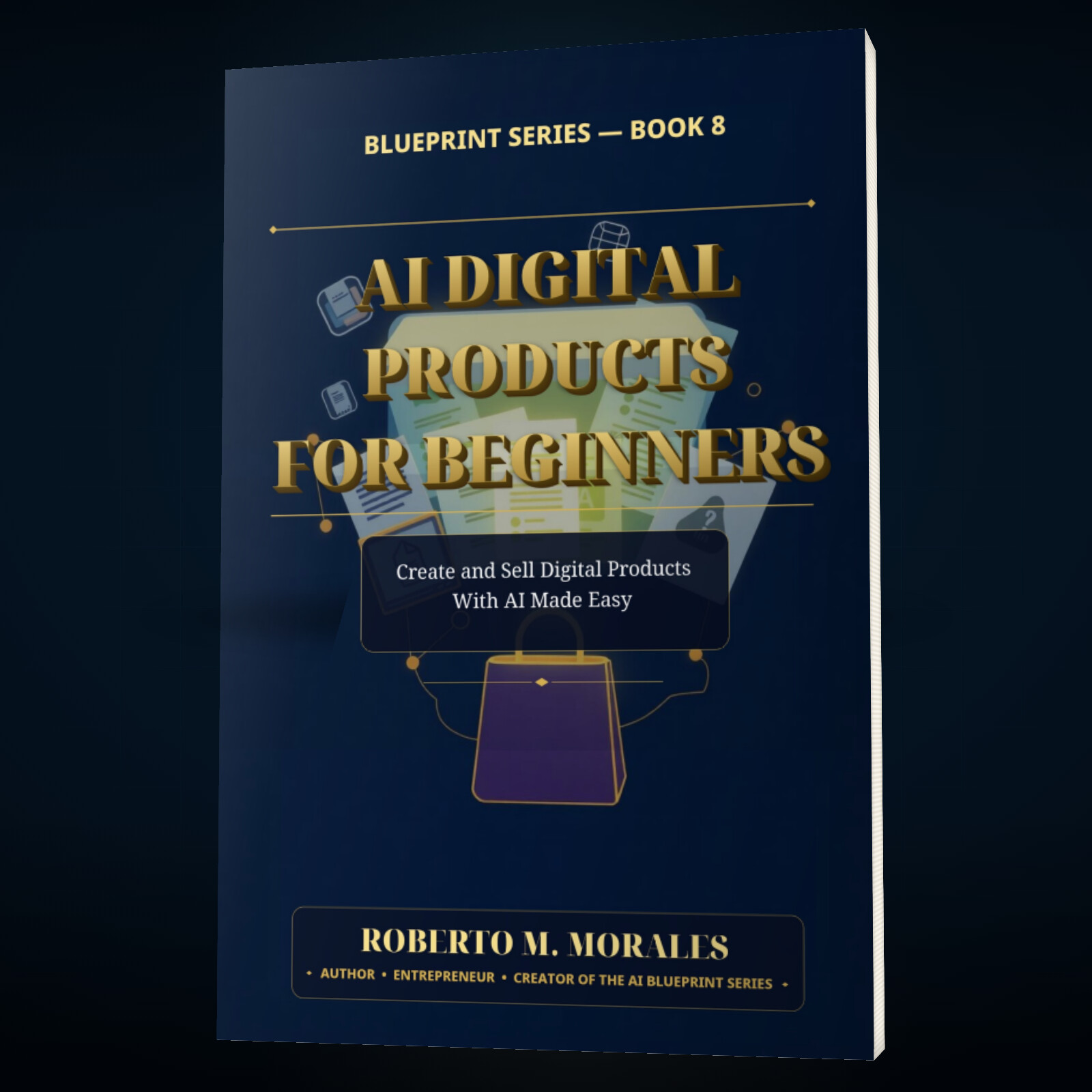 Printed edition of AI Digital Products for Beginners — front cover