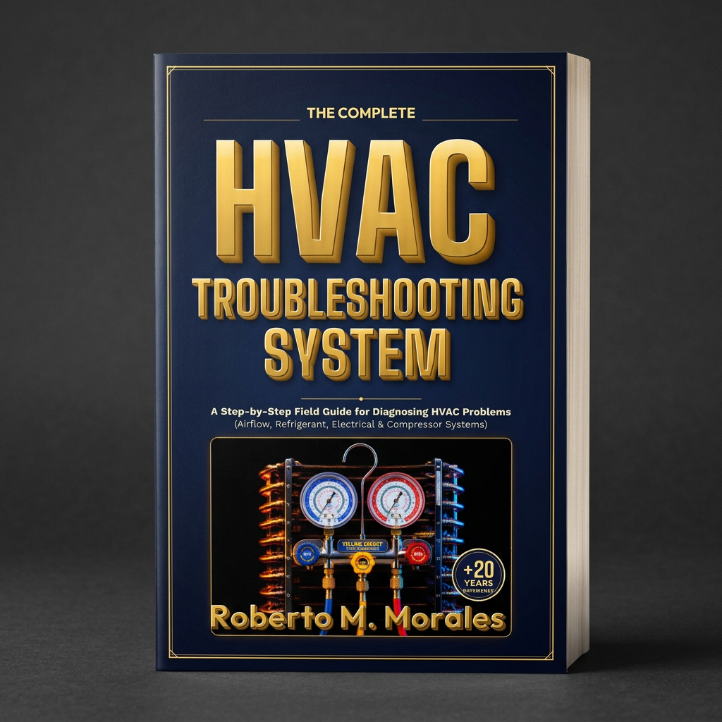Printed edition of The Complete HVAC Troubleshooting System — standing edition