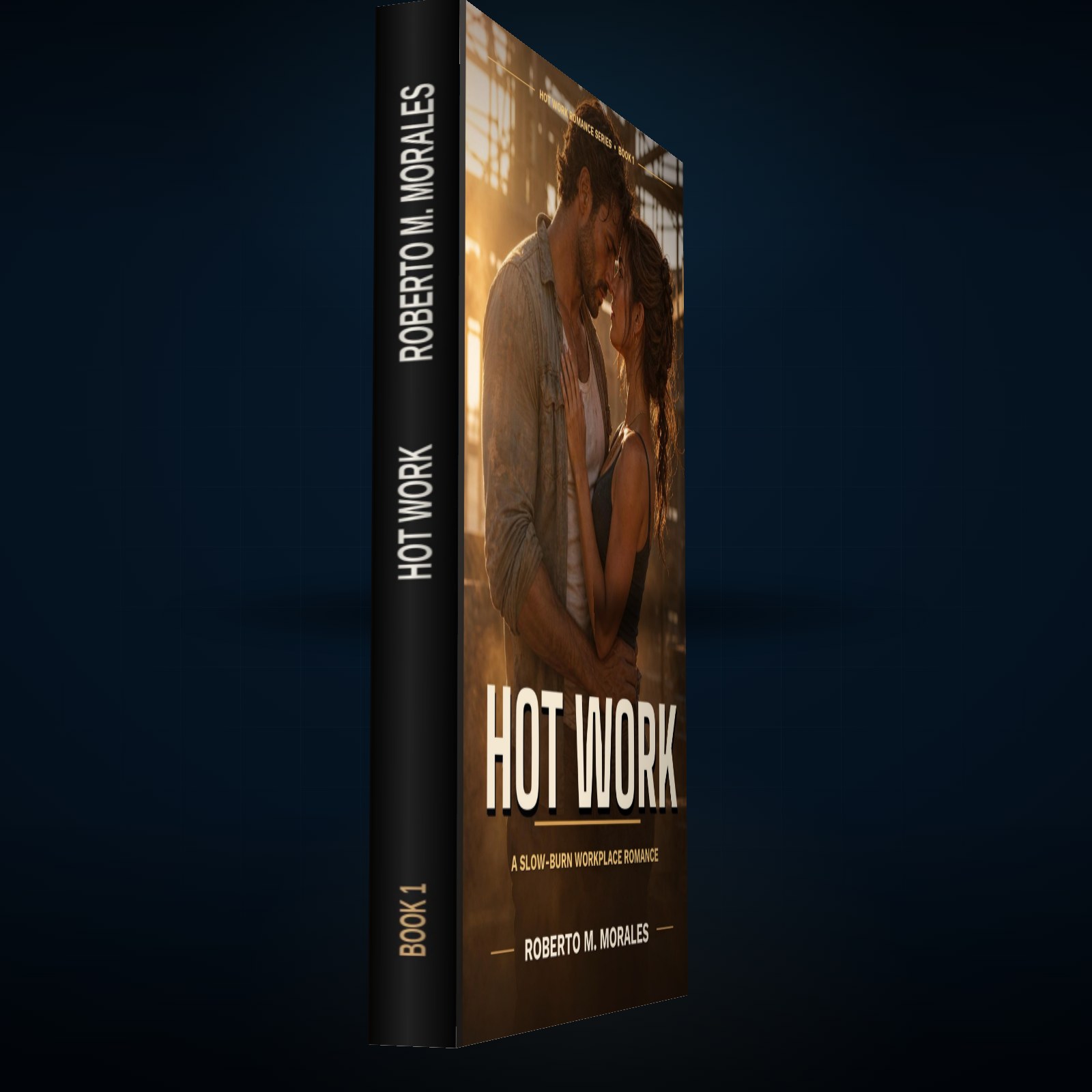Printed edition of Hot Work — printed spine