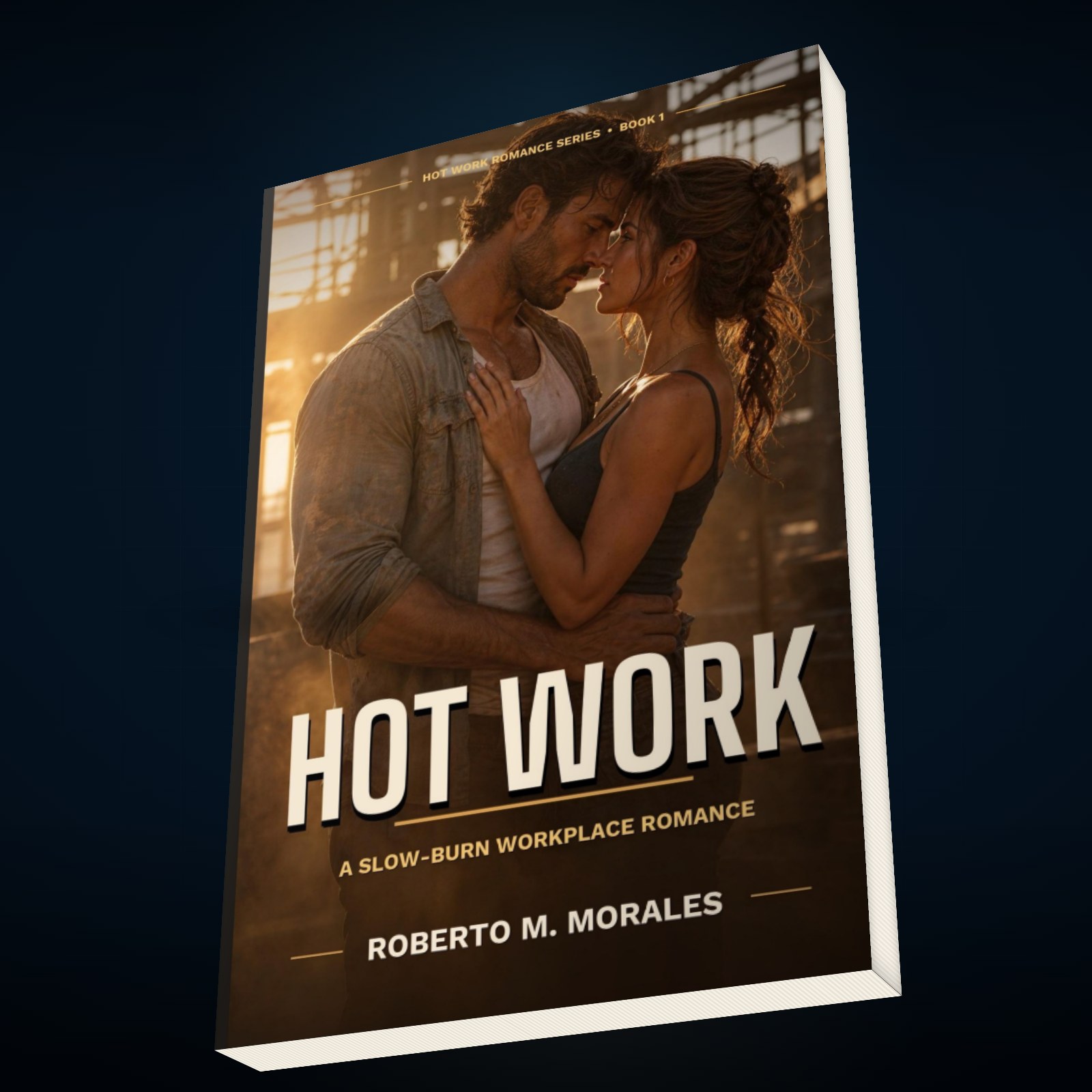 Printed edition of Hot Work — top-down view