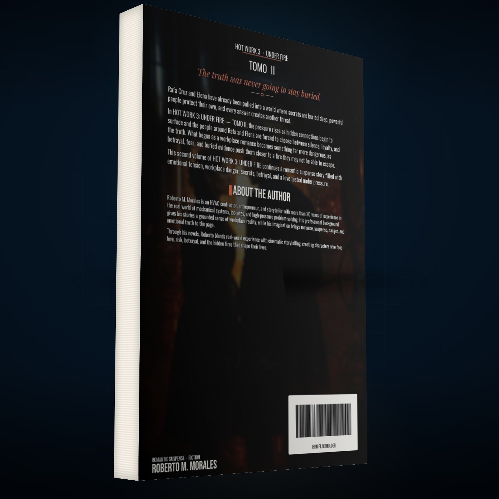 Printed edition of Hot Work 3: Under Fire — Tomo II — back cover