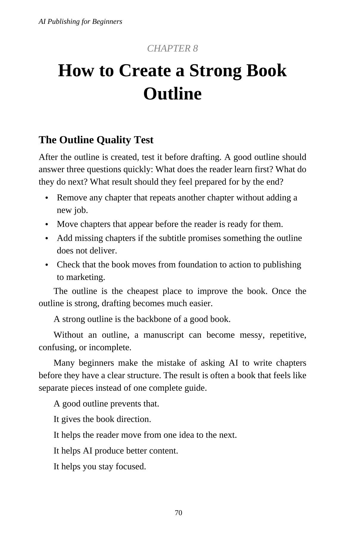 AI Publishing for Beginners — interior spread: Understand the reader