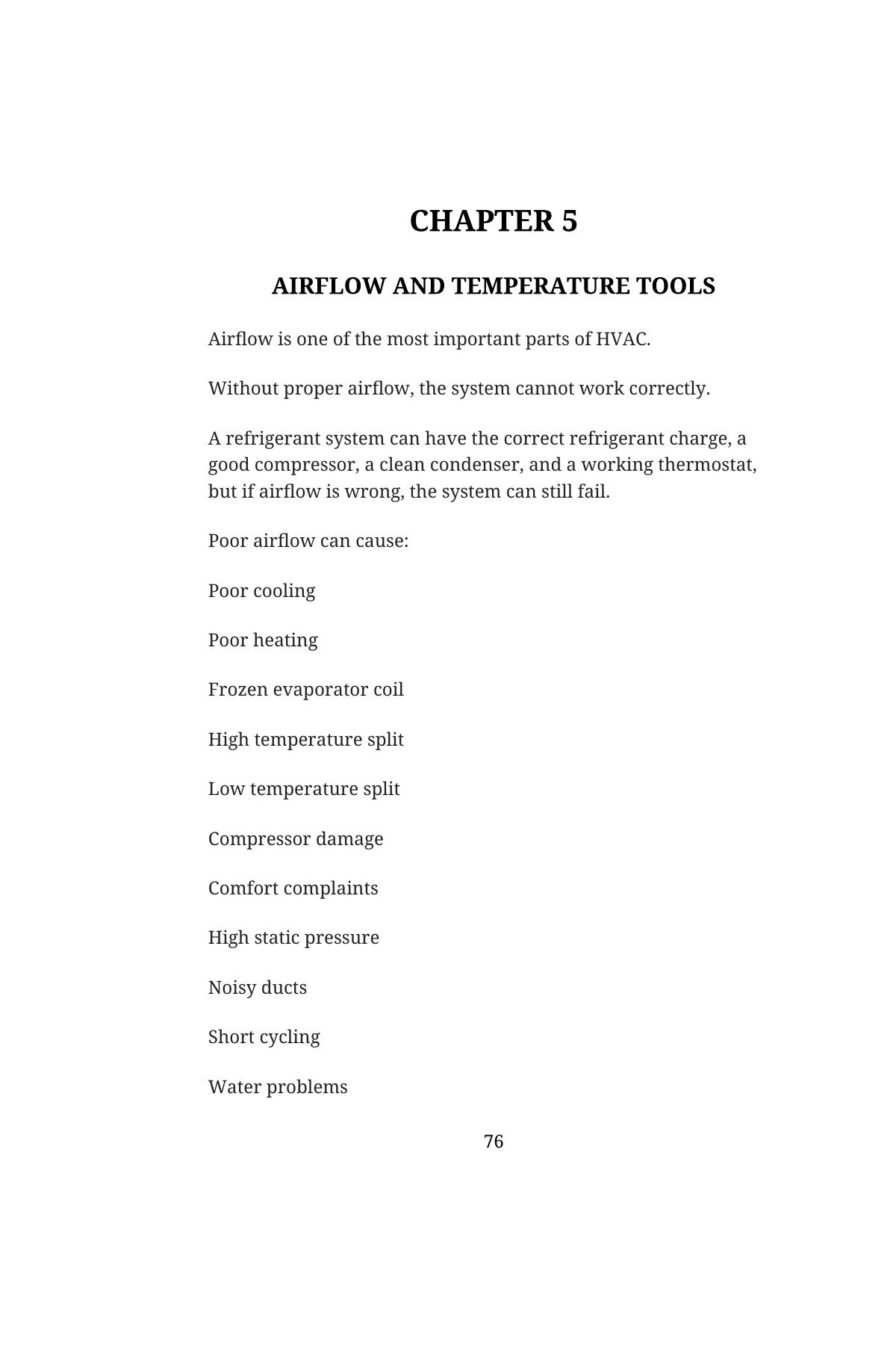 Stop Guessing: HVAC Fundamentals for Beginners — Volume 2 — interior spread: Chapter 5 — Airflow and Temperature Tools