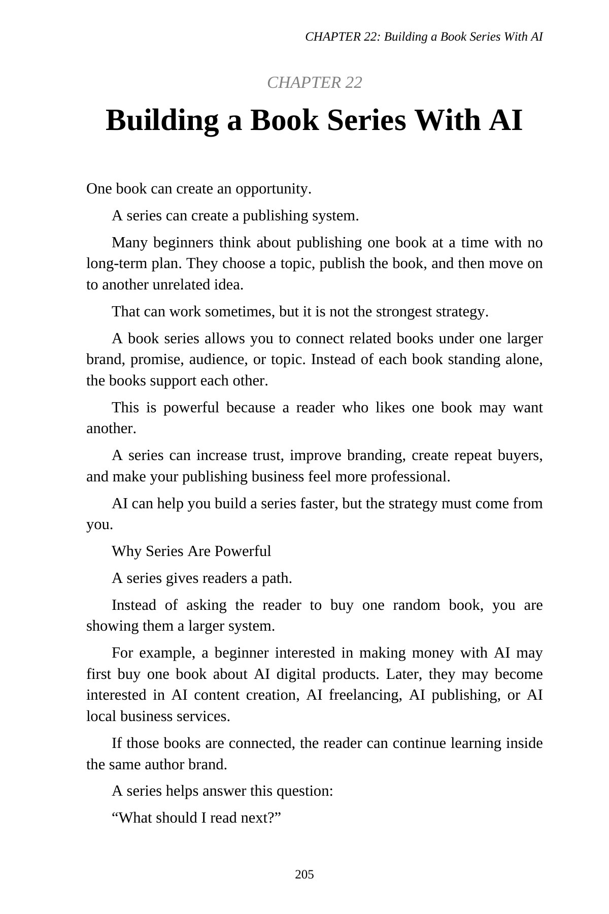 AI Publishing for Beginners — interior spread: Publish with Amazon KDP