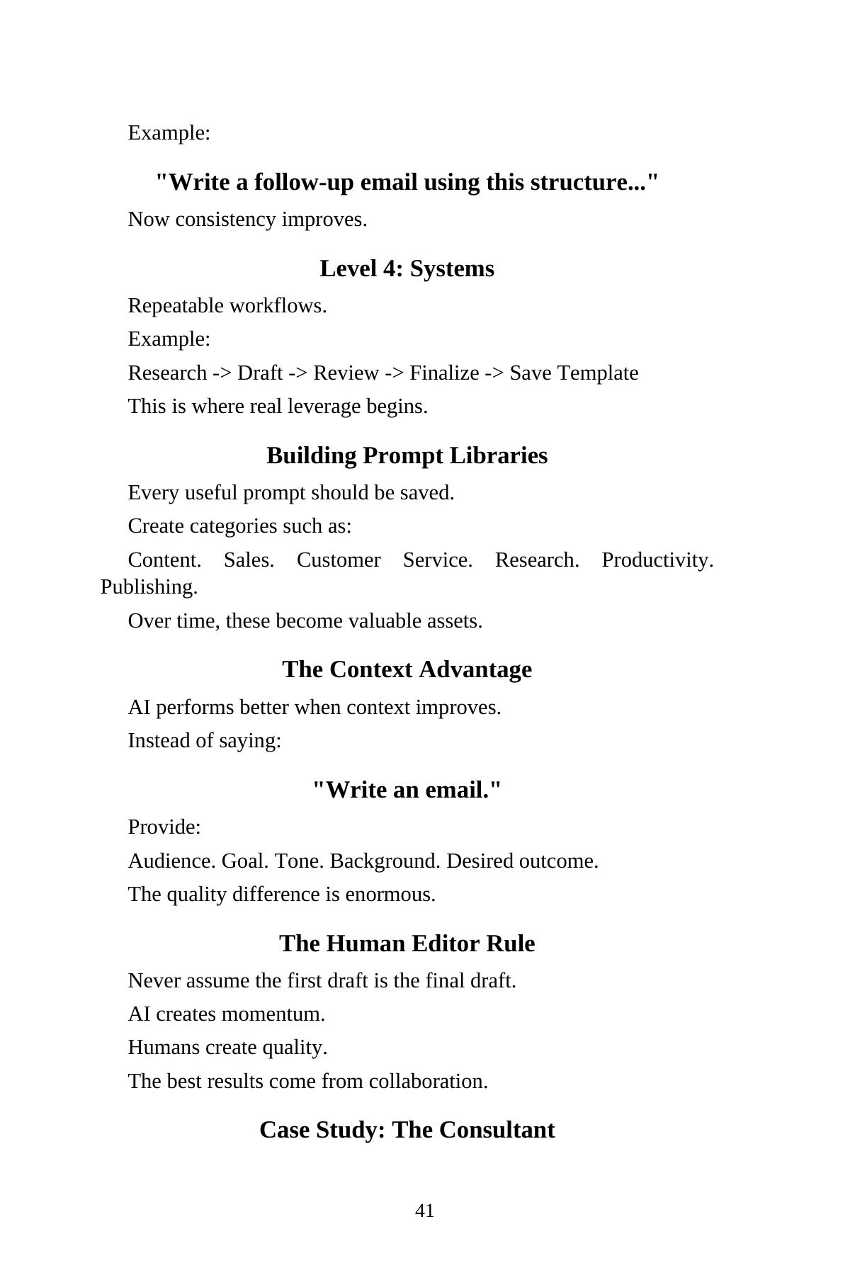AI Automation for Beginners — interior spread: The third lever — income