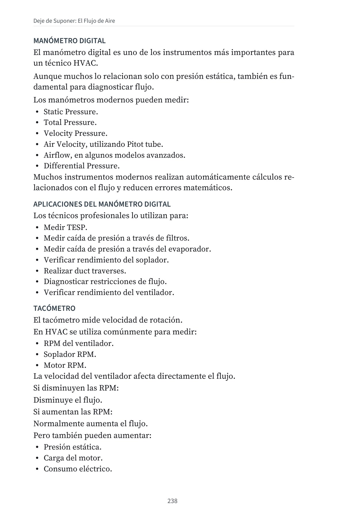 DEJE DE SUPONER: El Flujo de Aire en Sistemas Centrales de Forma Sencilla — interior spread: El manómetro digital