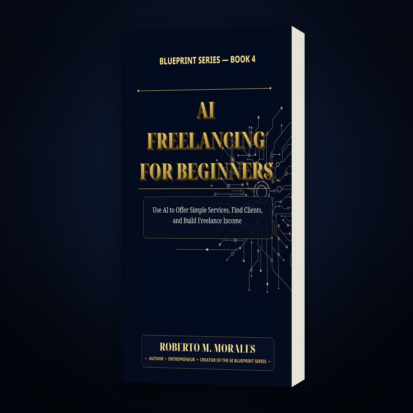 Printed edition of AI Freelancing for Beginners — front cover