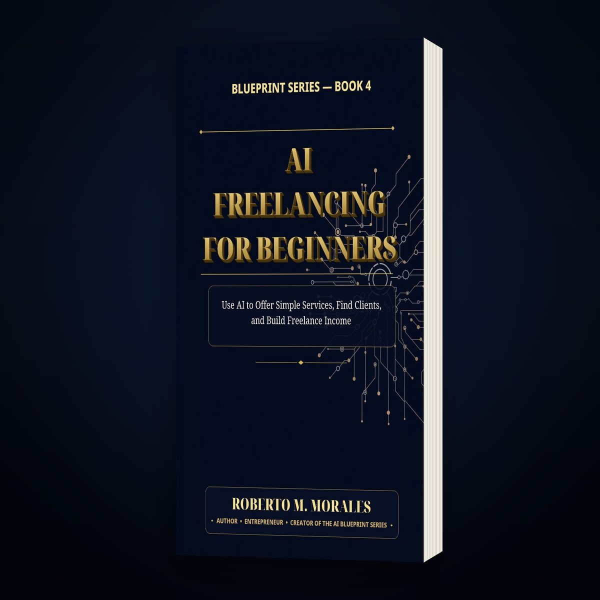 Printed edition of AI Freelancing for Beginners — front cover
