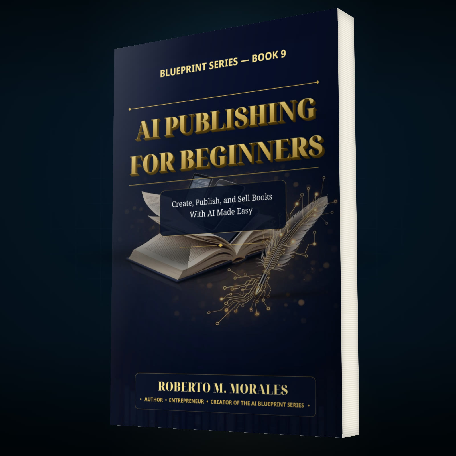Printed edition of AI Publishing for Beginners — main view