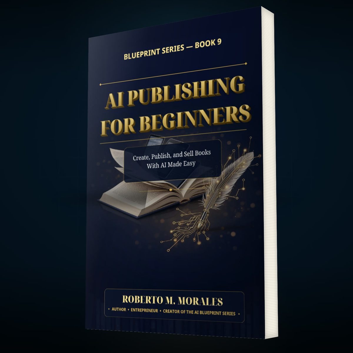 Printed edition of AI Publishing for Beginners — main view