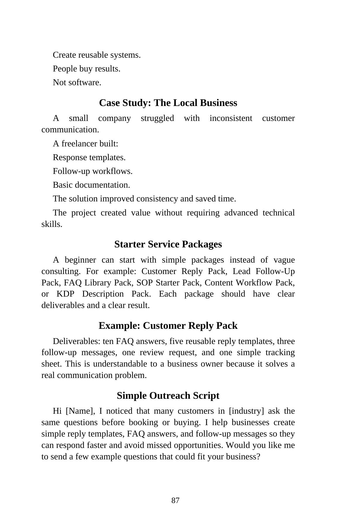 AI Automation for Beginners — interior spread: The Automation-to-Income Framework