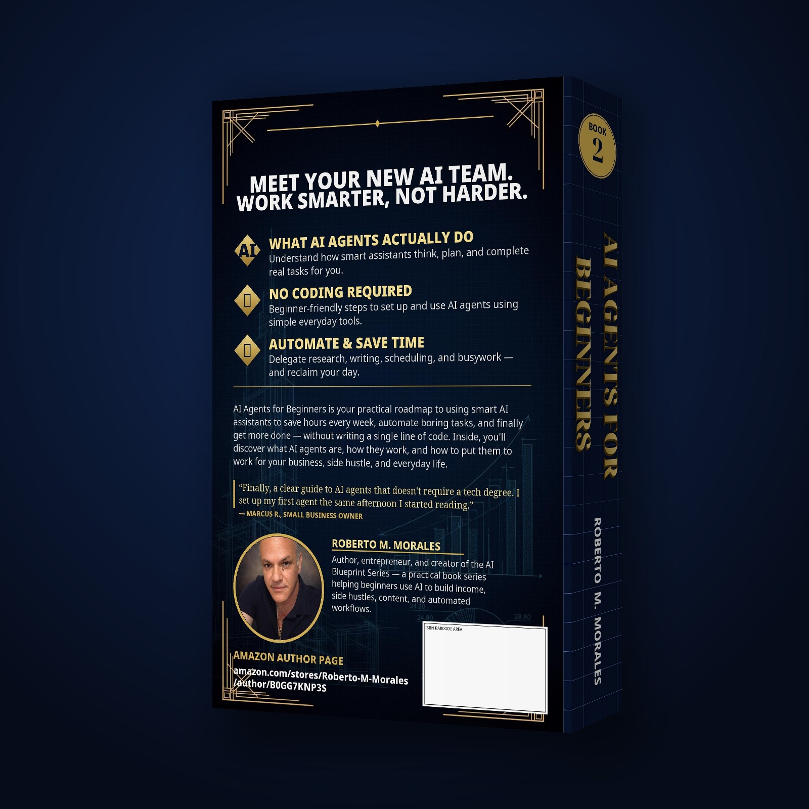 Printed edition of AI Agents for Beginners — back cover