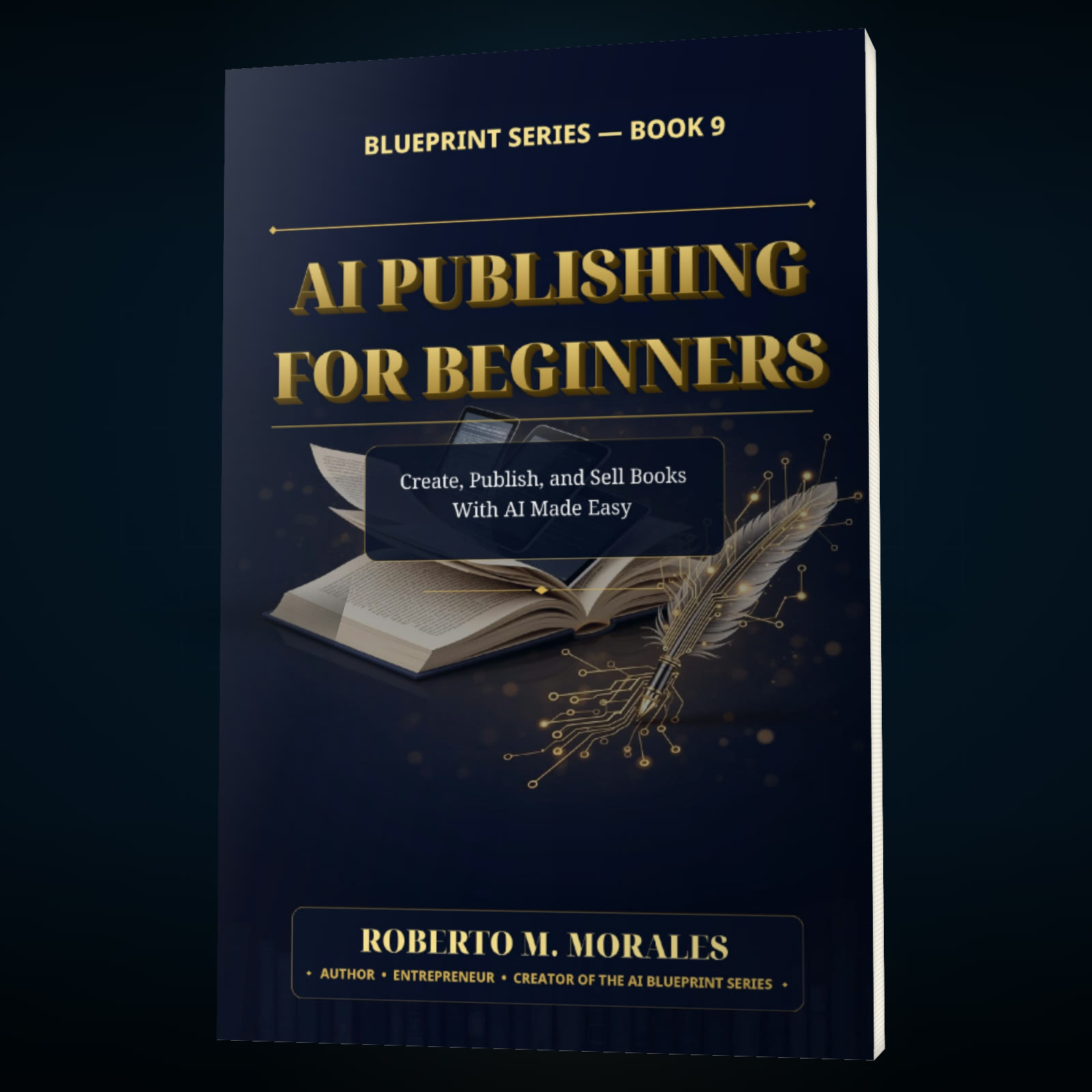 Printed edition of AI Publishing for Beginners — front cover