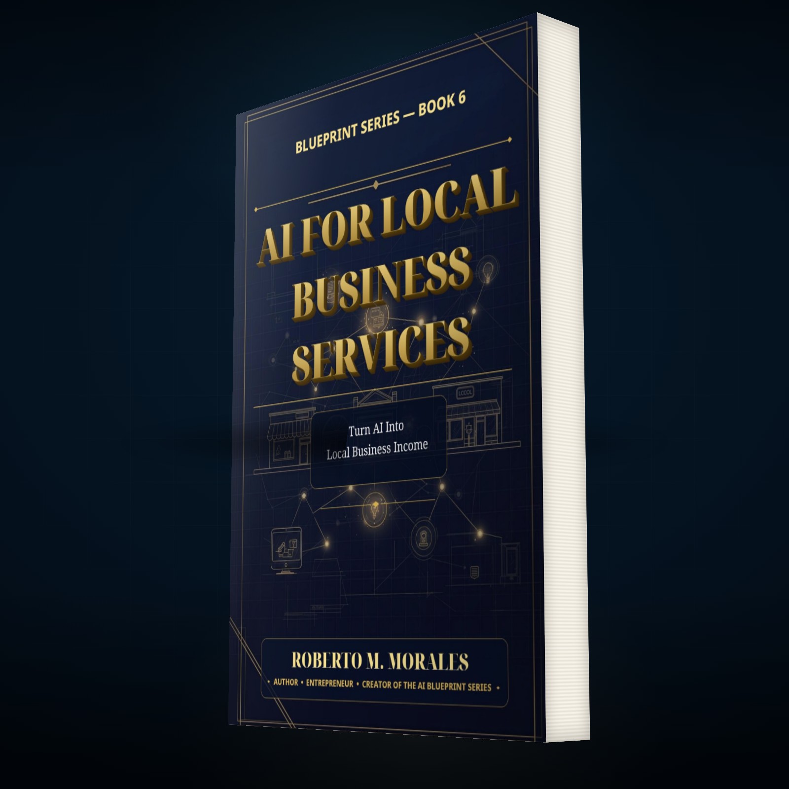 Printed edition of AI for Local Business Services — three-quarter angle