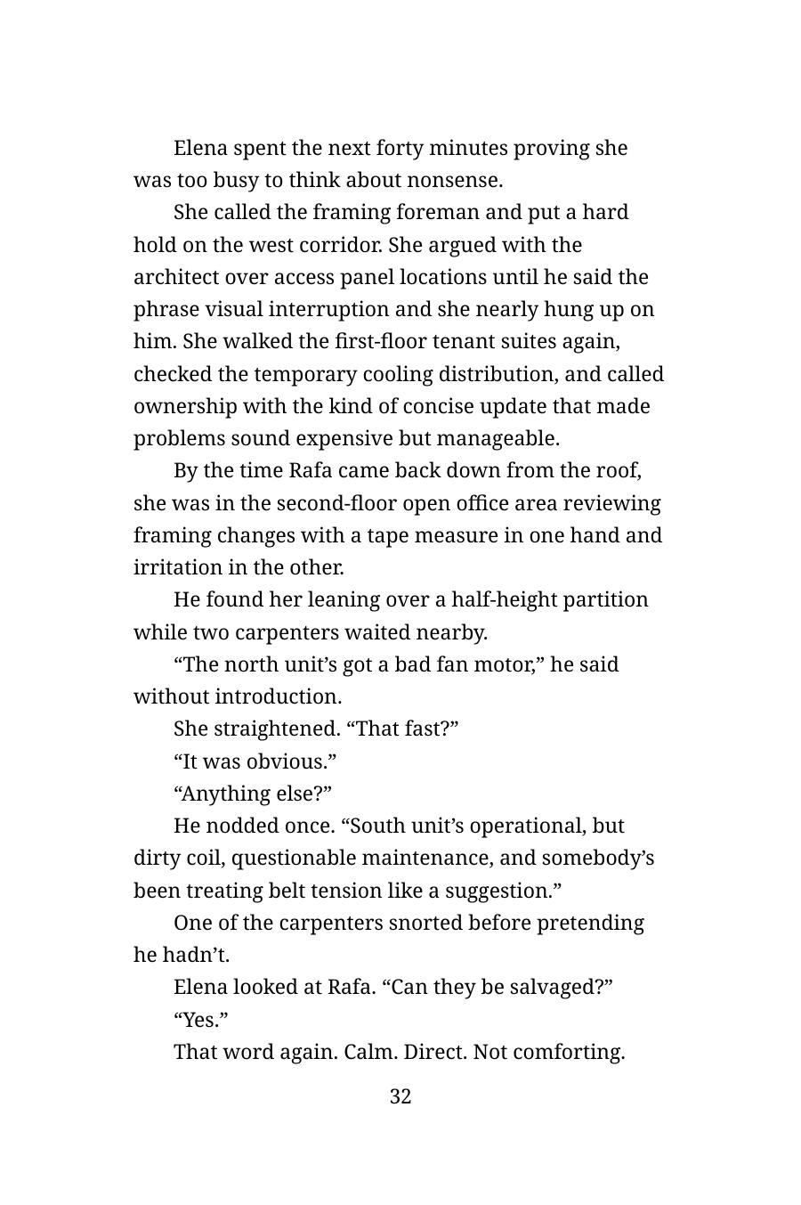 Hot Work — interior spread: Preview page 6