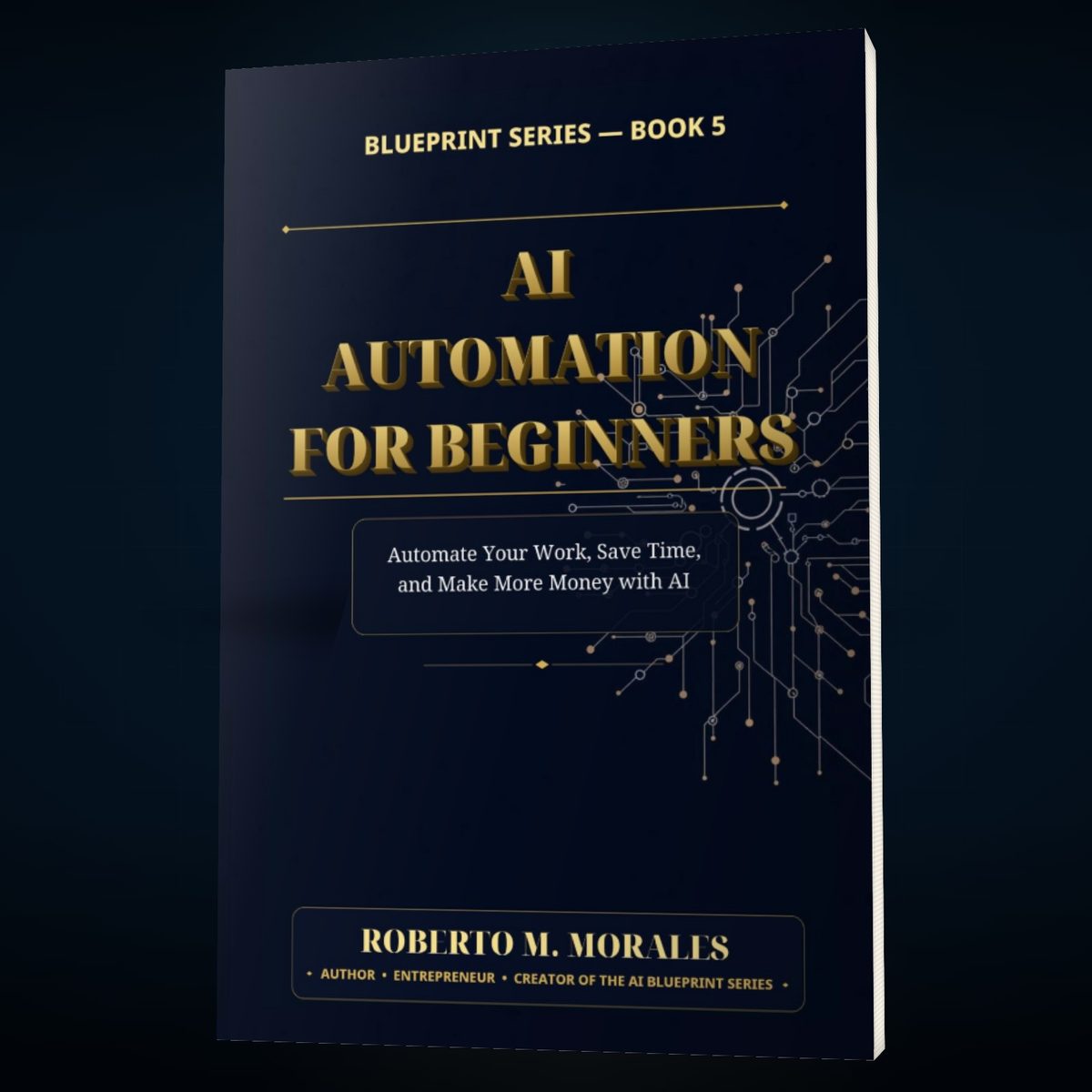 Printed edition of AI Automation for Beginners — front cover