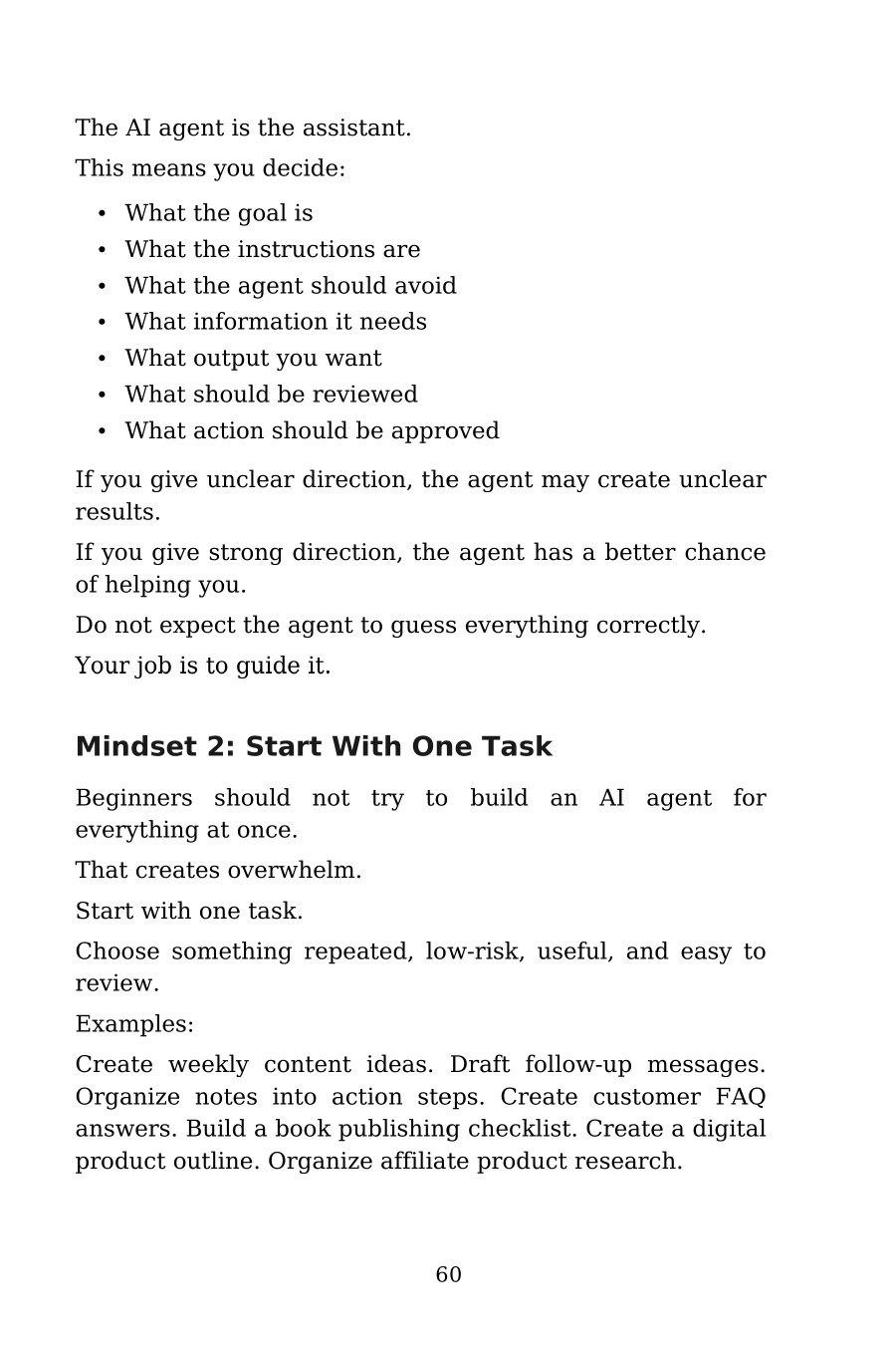 AI Agents for Beginners — interior spread: You are the director