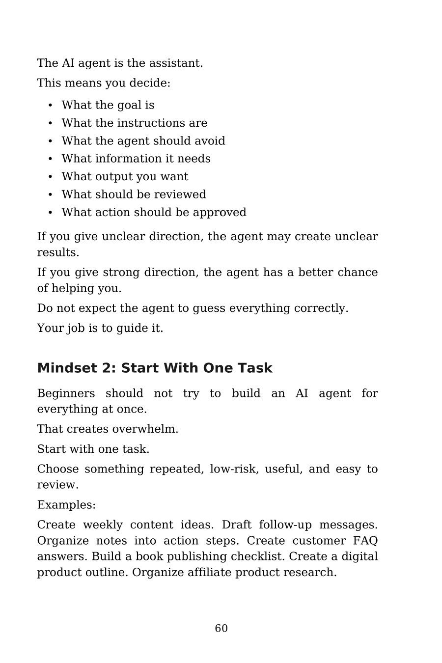 AI Agents for Beginners — interior spread: You are the director